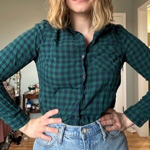 100% Cotton flannel shirt